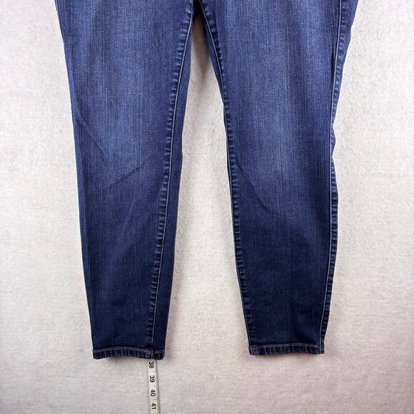 Torrid Jegging Jeans Women's 18R Plus Size Dark Wash Fading Casual Tummy Control - Picture 12 of 13